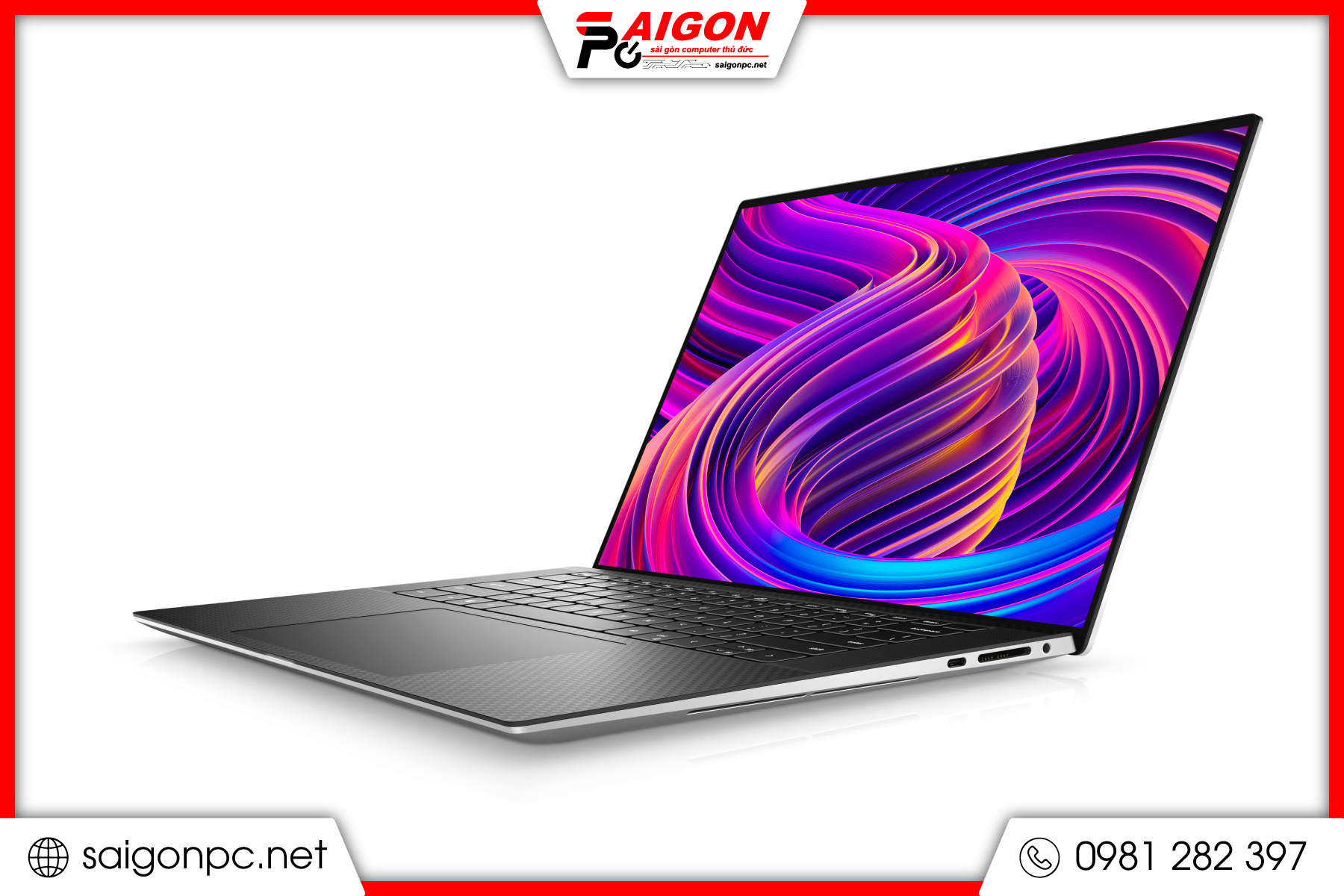 Laptop DELL XPS 15 9510 - 15.6" FHD IPS / i7-11800H / RTX 3050 Ti / 16G / 512GB (US)